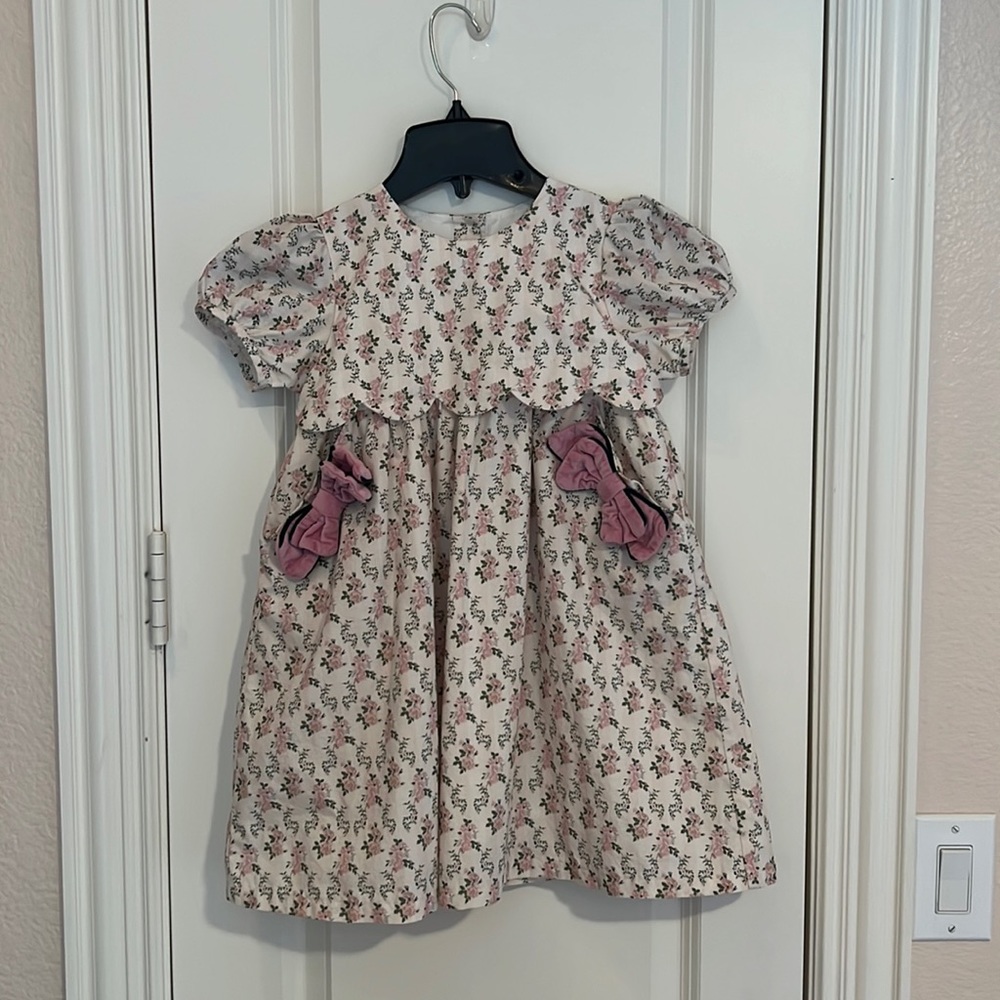 Size 8 Girls Dondolo Ditsy Print Dress